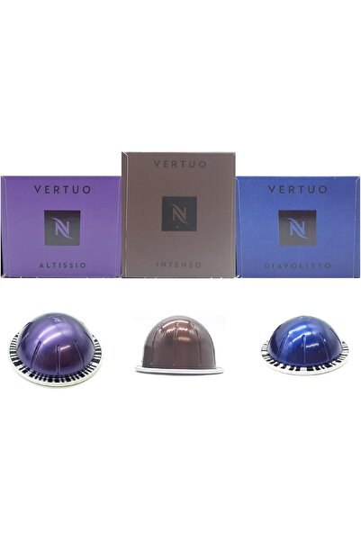 Nespresso Vertuo Coffee Capsules - Variety Pack 30 (Melozio, Fortado, Stormio)