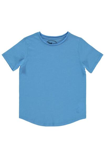 Civil Boys Flame Sailing Embroidered T-Shirt for Ages 10-13 - Blue11-12 Years Old