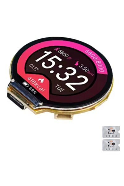 UnderShop ESP32-C3 Development Board with 1.28" Round IPS Touch LCD, WiFi, Bluetooth, NFC