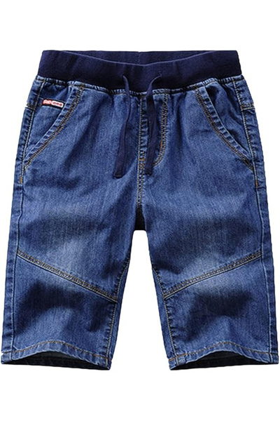 OEM Pantaloni scurți din denim pentru băieți, talie elastică 120 cm