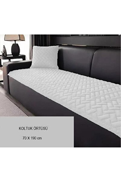 Keremhome Pofuduk Kadife Kapitone Koltuk Şalı – 70x190 cm