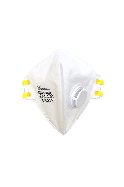 LVTU 20-Pack FFP3 Respirator Masks with Valve, LT2020 AP3V, White, Hypoallergenic, Adult Size