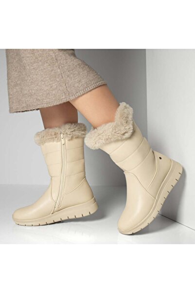 BMoD Ghete bej pentru femei cu talpă groasă MOD12849