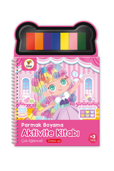 Lino Parmak Boyama Aktivite Kitabı - Dress Up