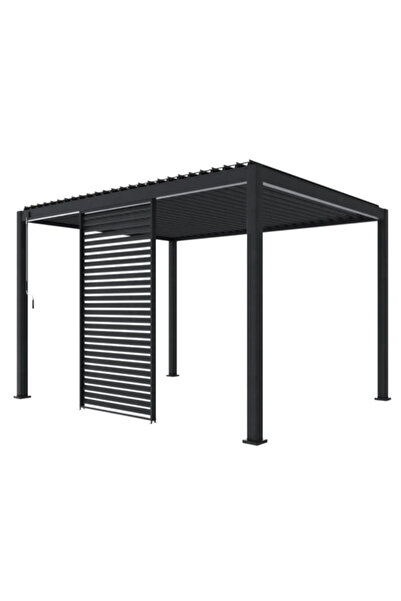 Living Accents لوحة جدار برجولة ثابتة من الألومنيوم