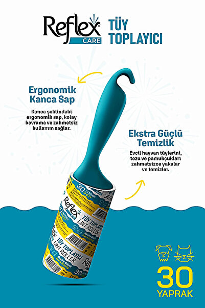 Reflex 3 Adet Care Tüy Toplayıcı 3x30 Yaprak