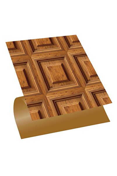 TİNK Kendinden Yapışkanlı Fayans Kare Ahşap Desenli Pvc Karo 30x30 cm (4 ADET) 0,36m²