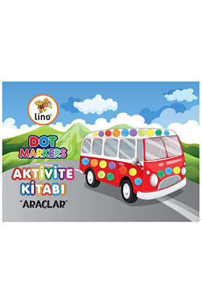 Lino Dot Markers Coloring Book - Vehicles