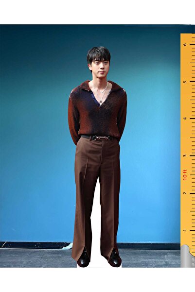 dakik reklam Kim Seok-Jin Tam Boy Ayaklı Maket BTS Jin