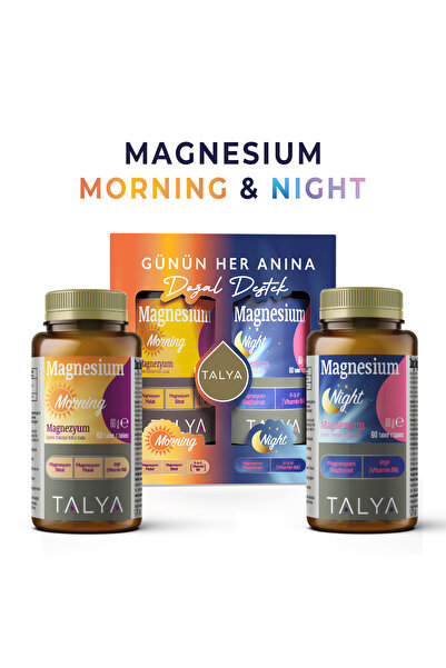 Talya Magnezyum Morning & Night 2’li Destek Seti