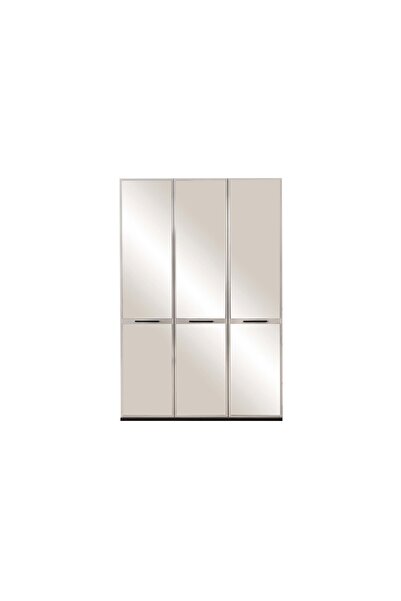 Storish Sephia 3 Kapaklı Aynalı Gardırop