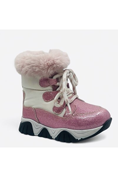 HAPPY WALK Αδιάβροχες γούνινες μπότες χιονιού για κορίτσια