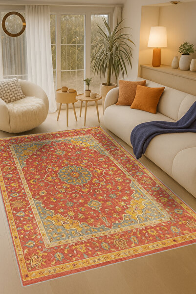 Rugs Modern Halı MOSSO Παραδοσιακό Θεματικό Σχέδιο Υφαντό Διακοσμητικό Χαλί V...