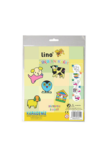 Lino Shrinking Paper 2-Pack (20X25 cm)