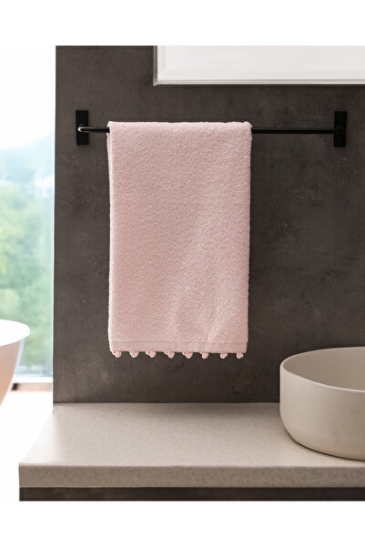 Madame Coco Πετσέτα προσώπου Melly Crocheted 100% βαμβάκι - Πούδρα - 50x70 cm