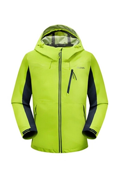 OEM Jachetă sport impermeabilă pentru bărbați, culoare galbenă, mărimea S