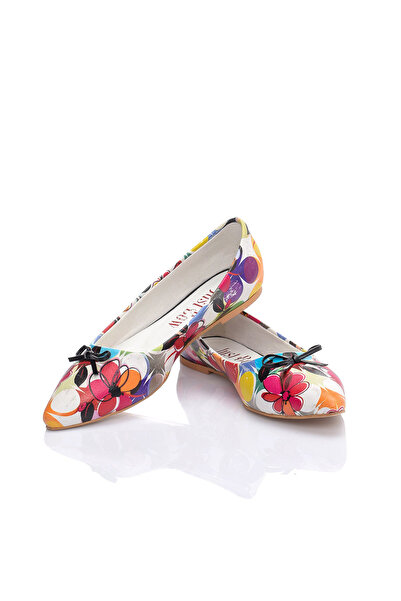 JustBow Colorful Printed Women's Ballerinas