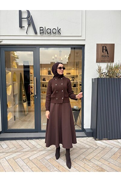 Babil Butik TD4404 Mara Γυναικείο Μπουφάν Καφέ