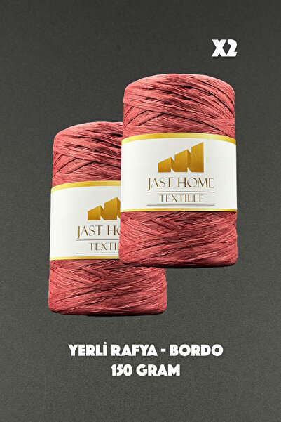 Jast Textile Yerli Rafya 2'er Adet , 150'er Gram , 240'er Metre , Yıkanır , Y...
