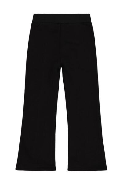 Civil Girls بنطلون رياضي عادي للأعمار من 6 إلى 9 سنوات - أسود للأعمار من 9 إل...