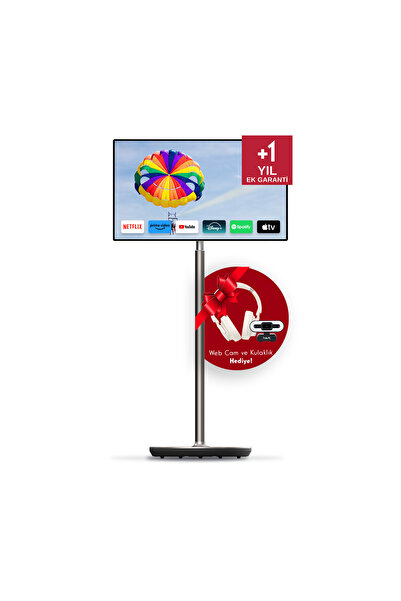 THOMSON Go Plus + Kulaküstü Kulaklık ve WebCam HEDİYELİ Hareketli Taşınabilir Android 32" 81 Ekran 4