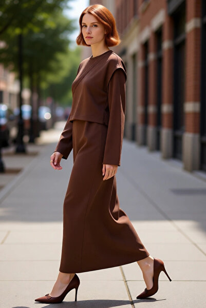 PayBuy Rochie maro A croială Maxi Tesettür din material subțire pentru femei,...