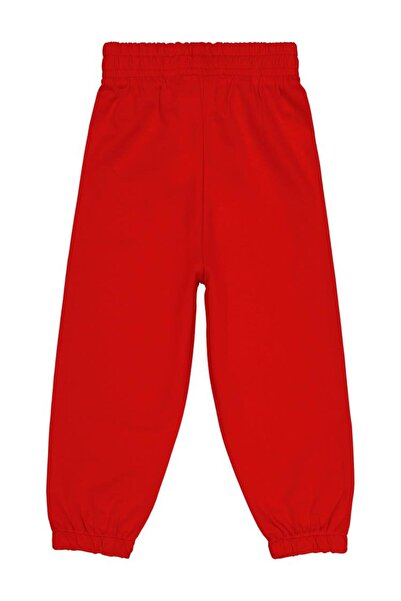 Civil Boys CVL Nakışlı Süs Bağcıklı 2-5 Yaş Eşofman Altı - Kırmızı2-3 Yaş