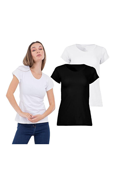 CARINA مجموعه من 3 تيشيرتات قطن أكمام قصيره - TS 5004