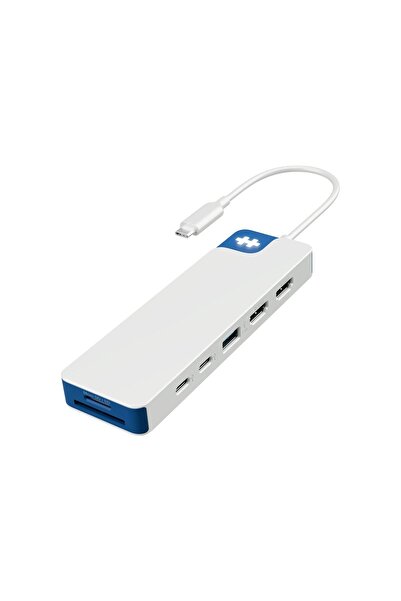 Other Hyper HyperDrive Flex 9 Port Dual 4K HDMI USB-C Hub, Blue | Hyper