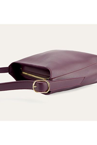 Mudo Leather Look Shoulder Bag