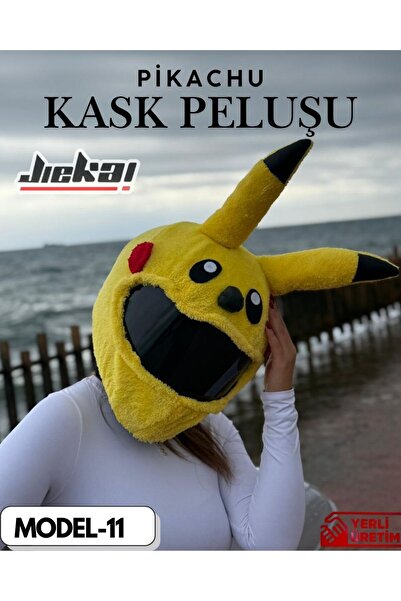JİEKAİ MODEL-11 KASK PELUŞU-KILIFI TEK EBAT PİKACHU