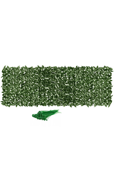 zola Artificial hedge, 300x50 cm, 5 panels 50x60 cm, fastening collars 100 pcs, green