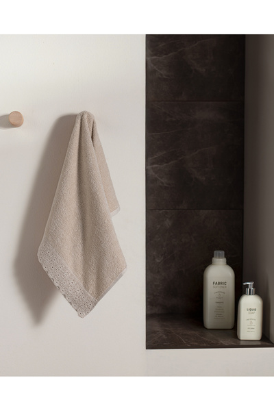 Madame Coco Analisa 100% бавовняна рушник для рук, 2 шт. - бежевий - 30x45 см