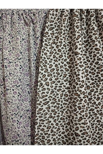 anne moda ankara Winter, Inside Is Quilted, Standard Size, Very Large, 100% Cotton, Pack of 2, Long, Pajama Bottoms