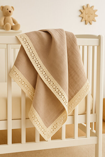 BeygeBaby Double Layer Muslin Multi-Purpose Cover in 100X100 Dimensions