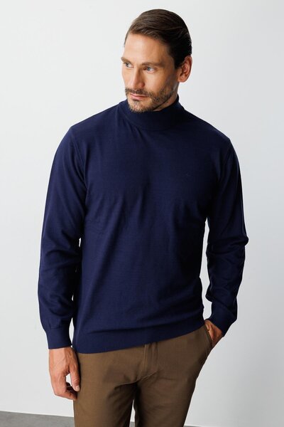 İgs Синій стандартний крій, вузький фасон, напіврибальський, прямий трикотаж