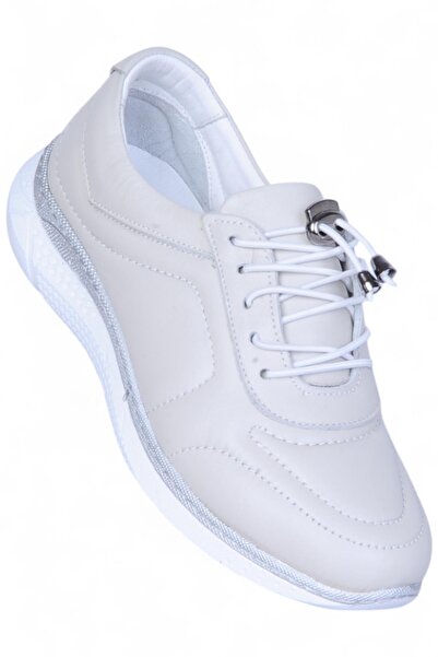 Ayakcenter Missmama 003 Γκρι Γυναικεία Παπούτσια Casual από Γνήσιο Δέρμα