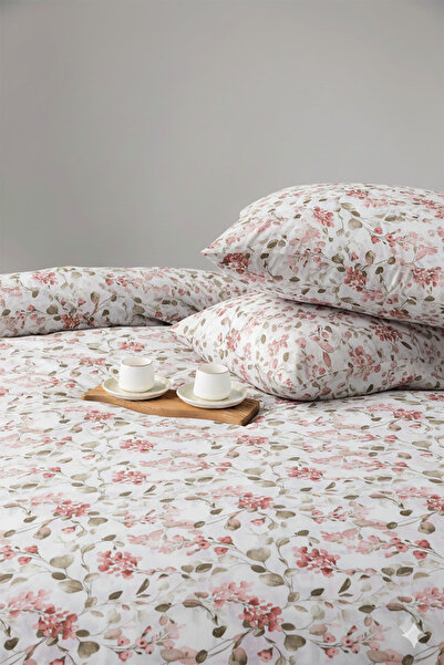 FAVORA Cenit Double 100% Cotton Duvet Cover Set - Powder