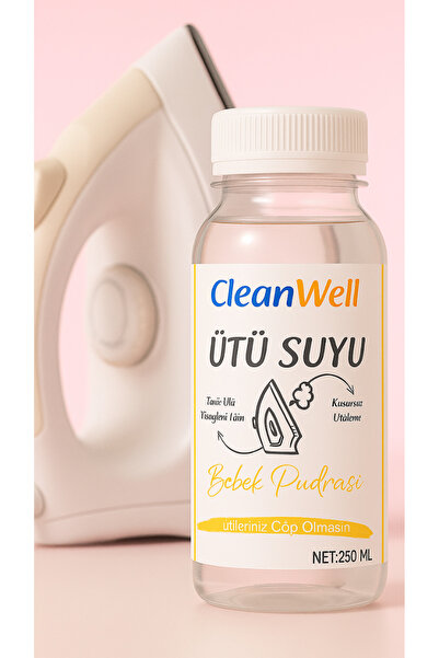 CleanWell Ütü Suyu – Bebek Pudrası 250 Ml