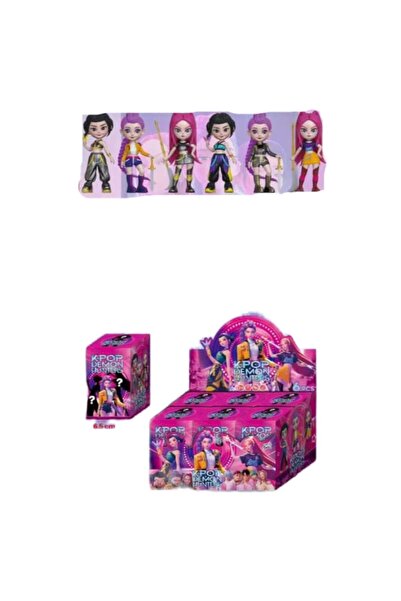 BimBimBo Set of 3 figurines: K-pop Demon Hunters girls, boar boxer -