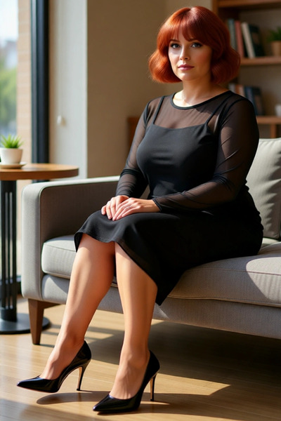 PayBuy Women's Exclusive Bodycon Fit Midi Dress Tulle Detail Long Sleeve Knitted Fabric Spring Autumn Elegance