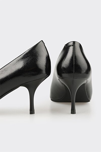 Elle Shoes Siyah Kadın Topuklu Ayakkabı