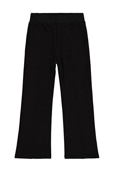 Civil Girls بنطلون رياضي عادي للأعمار من 6 إلى 9 سنوات - أسود للأعمار من 6 إل...