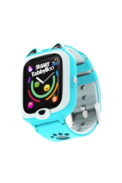 SMART TabbyBoo 4G Kitty GPS Smartwatch for Kids, 1.4 inch, Blue