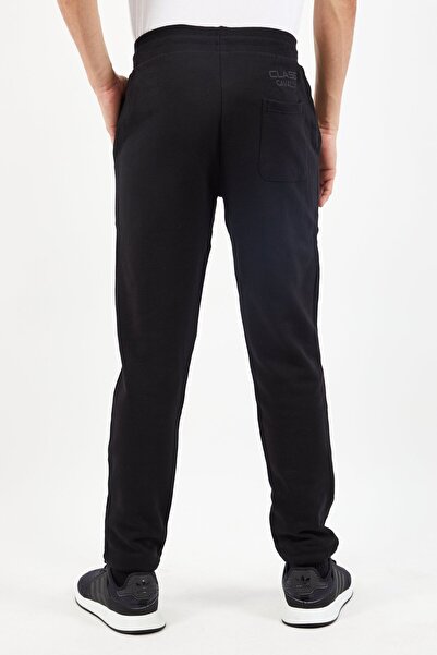 Cavalli Class Men Drawstring Allover Print Pull On Sweatpants, Black