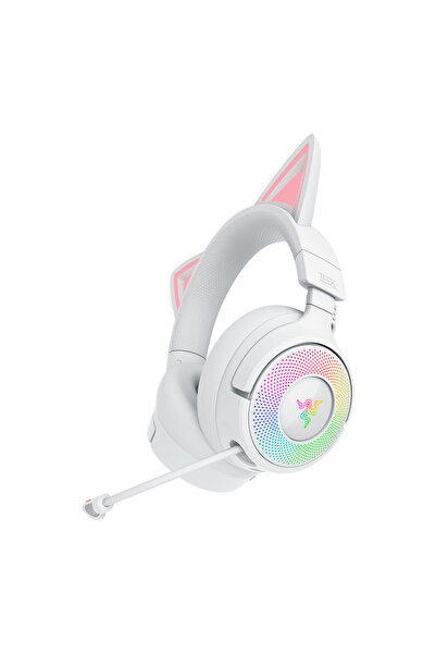 Other Căști Razer Kraken Kitty V3 Pro Bluetooth, cu microfon, fără fir, albe