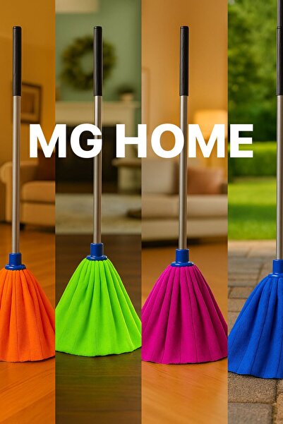 VENON ⭐1 TAKIM SÜRPRİZ RENK TEMİZLİK SETİ MİKROFİBER MOP + SOPA METAL SAP TOP...