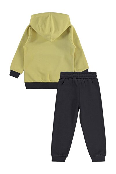 Civil Boys 2-5 Years Old Tracksuit Set - Yellow 5-6 Years Old