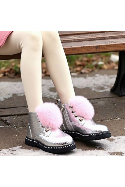 OEM Ghete pentru copii din piele ecologica, captuseala calduroasa la interior...