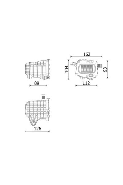 MAHLE Radiator Recirculare Gaze De Esapament Citroen C4 Grand Picasso 2/C4 Pi...